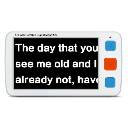 Visee Video Magnifier, 32x, 5" LCD, 17 Color Mode, Rechargeable LVM 530